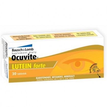 Baush and Lomb OCUVITE Lutein Forte 30tabs